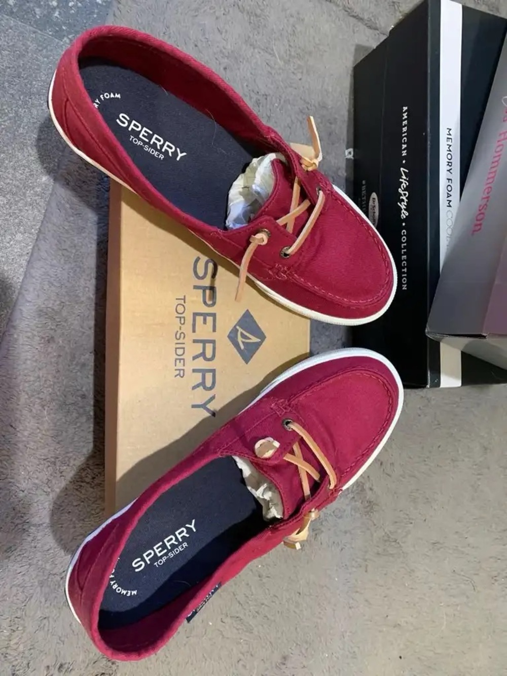 Sperry Women's Bordeaux Canvas Boat Shoes